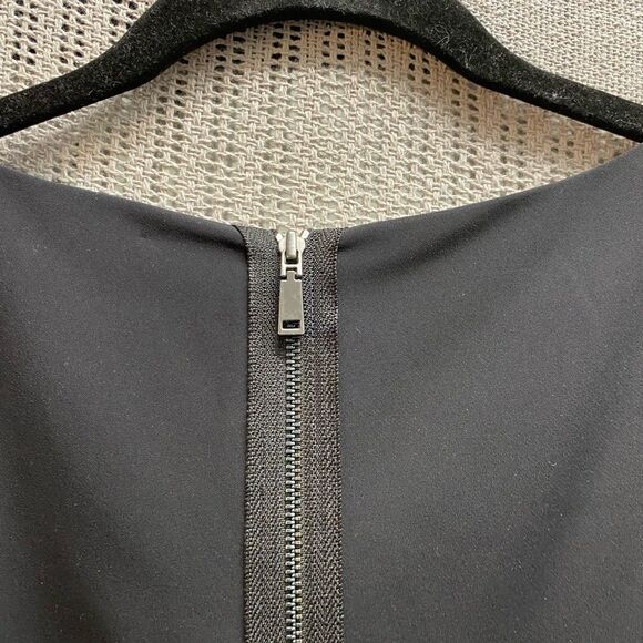 Elie Tahari black net front back zipper great condition - Picture 10 of 11